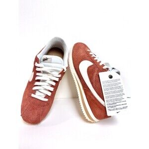 Nike Cortez "Dark Russet" Mens Size 7.5 Sneakers Shoes Orange Suede Leather